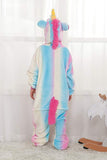 Combinaison Pyjama Enfant Licorne Multicolore - Combinaison Pyjama