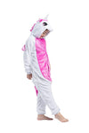 Combinaison Pyjama Enfant Licorne Blanc/Violet - Combinaison Pyjama