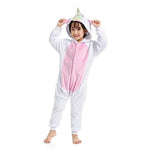 Combinaison Pyjama Enfant Licorne Blanche - Combinaison Pyjama