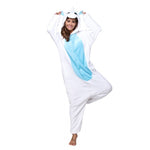 Combinaison Pyjama Licorne Blanche et Bleu - Combinaison Pyjama