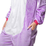 Combinaison Pyjama Licorne Violette - Combinaison Pyjama