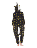 Combinaison Pyjama Licorne Noire - Combinaison Pyjama