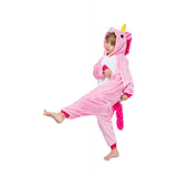 Combinaison Pyjama Enfant Licorne Rose - Combinaison Pyjama
