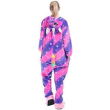 Combinaison Pyjama Licorne Violet/Rose - Combinaison Pyjama