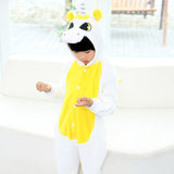 Combinaison Pyjama Enfant Licorne Jaune/Blanc - Combinaison Pyjama