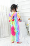 Combinaison Pyjama Enfant Licorne Arc-en-ciel - Combinaison Pyjama